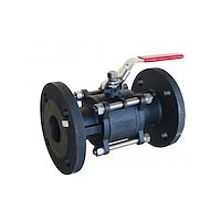 شیر توپی فولادی فلنجدار